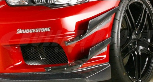 VARIS 09' Ver. Canards, Double, Carbon for Mitsubishi EVO X 2009 Version