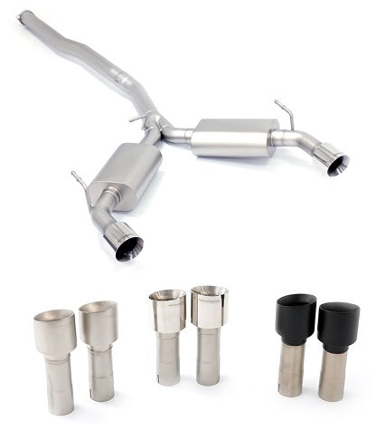 CP-E Mitsubishi Evo X Exhaust Austenite™ Dual Cat Back Exhaust