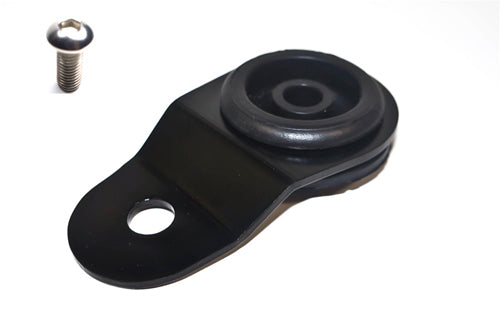 Torque Solution Black Radiator Mount w/Insert - EVO 8/9