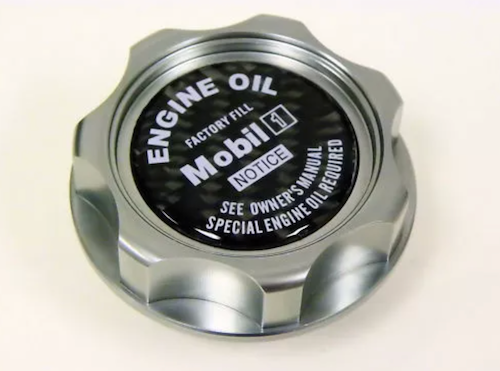 Mobil 1 Carbon Fiber Billet Engine Oil Cap - EVO 8/9/X