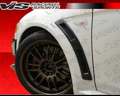 VIS Racing OE Style Carbon Fiber Fender Inserts - EVO X