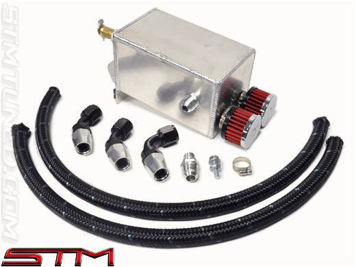 STM Engine Oil Catch Can - Plastic Valve Cover - Evo X