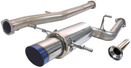 Tanabe Medallion Concept G Blue Catback Exhaust & Cat Delete - EVO 8/9