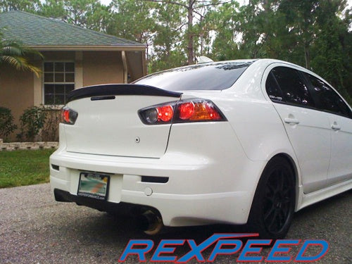 Rexpeed Carbon Fiber Duckbill Trunk Spoiler - EVO X / Ralliart