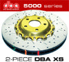 DBA 5000 EVO Front Drilled Brake Rotors Set