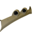 Dual EVO Grey A-Pillar 60mm Gauge Pod Without Cutout