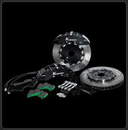 KSport Mitsubishi EVO X 2008-2013 Front 16" / 400mm SuperComp 8 Piston Big Brake Kit