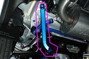 Cusco Rear member Rear Side Power Brace EVO X