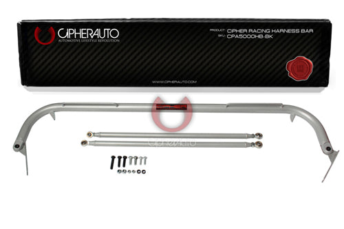 Cipher Racing Silver 48" Harness Bar - EVO 8/9
