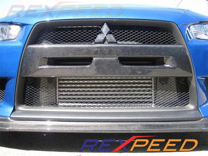 Rexpeed Carbon Fiber Bumper Cover - EVO X