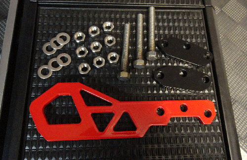 Move Over Racing Rear Tow Hook - Dual Exhaust Only - Evo X