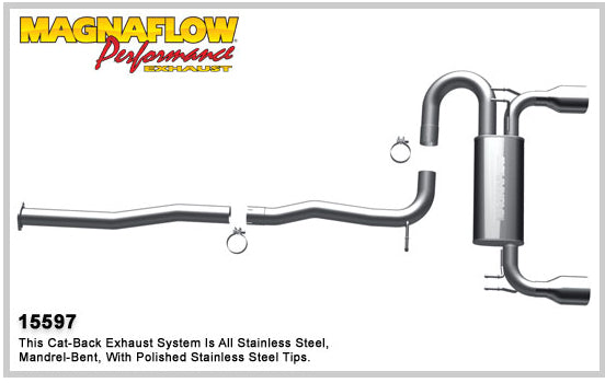 Magnaflow 3" Cat back Exhaust - Lancer Ralliart 2009+