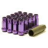 Muteki SR48 Open End Purple Lug Nuts 12x1.50