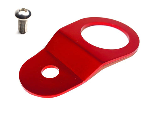 Torque Solution Red Radiator Mount - EVO 8/9