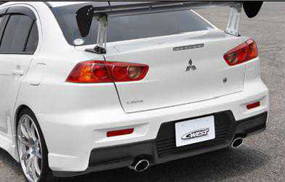 C West Rear Bumper PFRP - EVO X