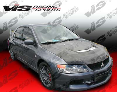 VIS Racing Invader II Carbon Fiber Hood - EVO 8