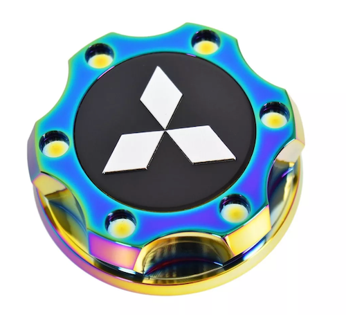 Burned NeoChrome Billet Racing Engine Oil Cap - Evo X *Limited Edition*