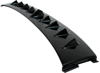 BLOX Racing Vortex Generator - ABS Black - EVO 8/9