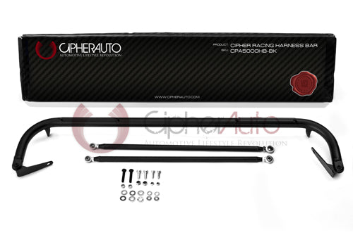 Cipher Racing Black 48" Harness Bar - EVO 8/9