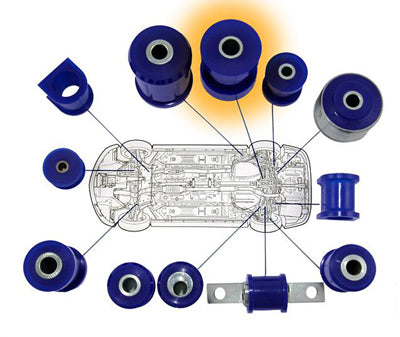 WORKS USB (Urethane Suspension Bushing) Rear Diff Housing - EVO 8/9