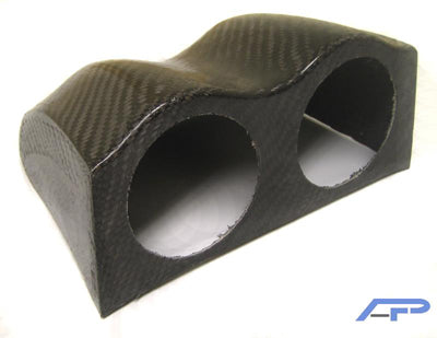 Agency Power Carbon Fiber Dual Dash Gauge Pod 60mm - EVO X