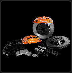 KSport Mitsubishi EVO X 2008-2013 Front 12" / 304mm ProComp 6 Piston Big Brake Kit