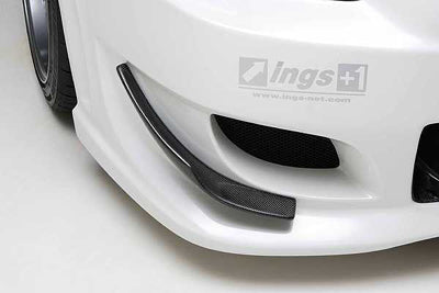 Ings+1 N-Spec Carbon Fiber Front Canards - EVO X