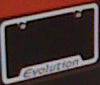 Mitsubishi OEM Evolution License Plate Frame