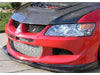 Seibon VR Style Carbon Fiber Front Lip - EVO 8