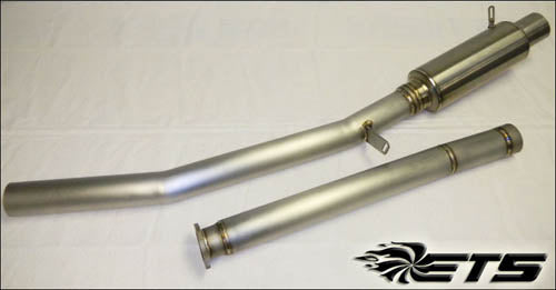 ETS Titanium Catback Exhaust System - EVO 8/9