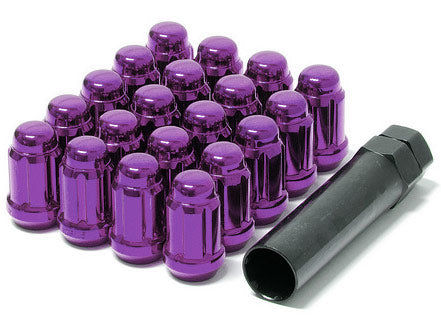 Muteki SR35 Purple Closed End Lug Nuts w/Lock Set 2x1.50 35mm