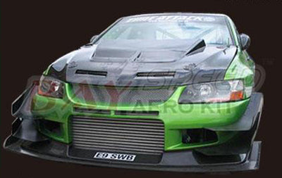 Bay Speed Aero VTS Style Front Bumper - EVO 8/9
