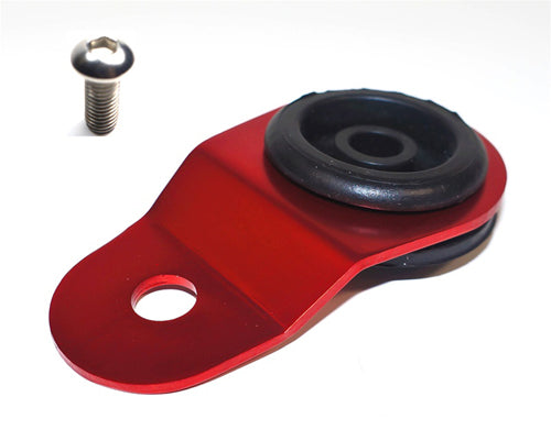 Torque Solution Red Radiator Mount w/Insert - EVO 8/9