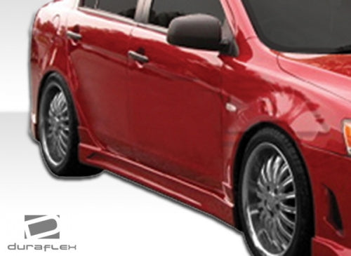 Extreme Dimensions 2 Piece Duraflex C-1 Side Skirts Rocker Panels - 08-15 Lancer