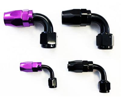 Full Blown 90 Degree Swivel Hose End