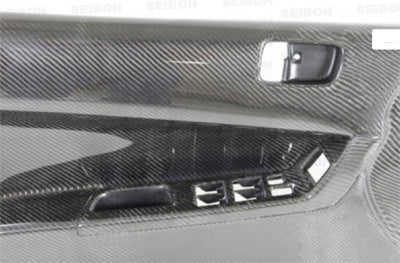 Seibon Carbon Fiber Front Door Panels - EVO X