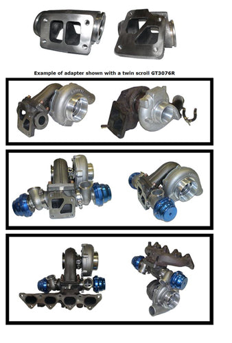 ATP T3 Flanged Exhaust Manifold Adapter Kit - EVO 8/9
