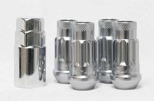 Muteki SR48 Black Open End Locking Lug Nut Set of 4 - 12x1.50 48mm