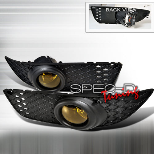 Spec-D Tuning OEM Style Fog Lights Amber - Lancer GTS, ES, DE 2008-2010