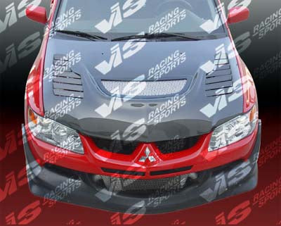 VIS Racing Tracer Carbon Fiber Hood - EVO 8/9