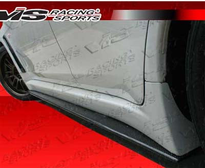 VIS Racing Rally Style Carbon Fiber Skirt Diffusers - EVO X