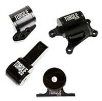 Torque Solution Billet Aluminum 4 Piece Full Engine Mount Kit - EVO 8/9 6 Speed