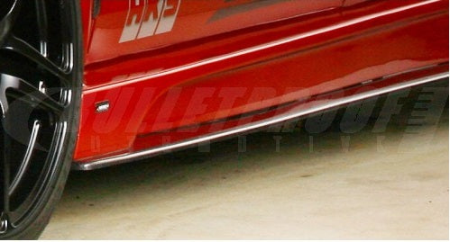 VARIS 09' Ver. Side Underboard Replacement, Carbon for Mitsubishi EVO X 2009 Version