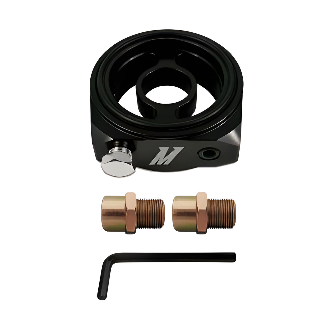 Mishimoto Oil Sandwich Plate Adapter with 3 x 1/8" NPT Ports