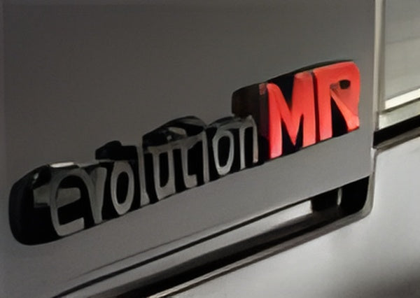 Mitsubishi OEM Evolution MR Badge Emblem