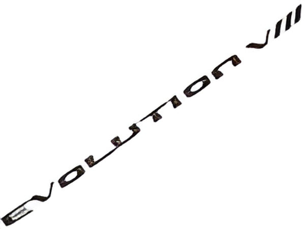 Rear Carbon Fiber Trunk Badge - EVO 8 / EVO 9