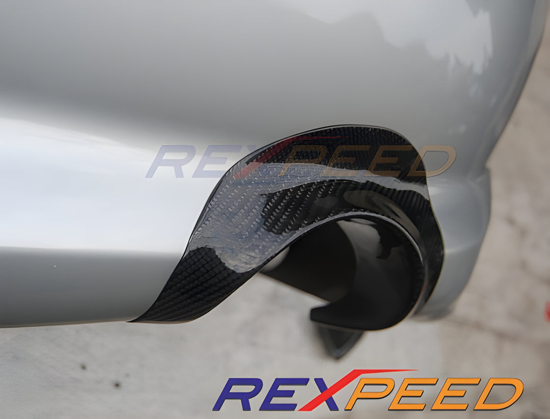 Rexpeed Carbon Fiber Exhaust Heat Shield - EVO 8/9
