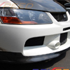 Rexpeed MR SE Carbon Fiber Front Lip Splitter - EVO 9