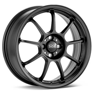 O.Z Alleggerita HLT Matte Graphite Silver 18" Rims Set (4) EVO X