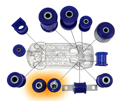 WORKS USB (Urethane Suspension Bushing) Rear Toe Control - EVO 8/9